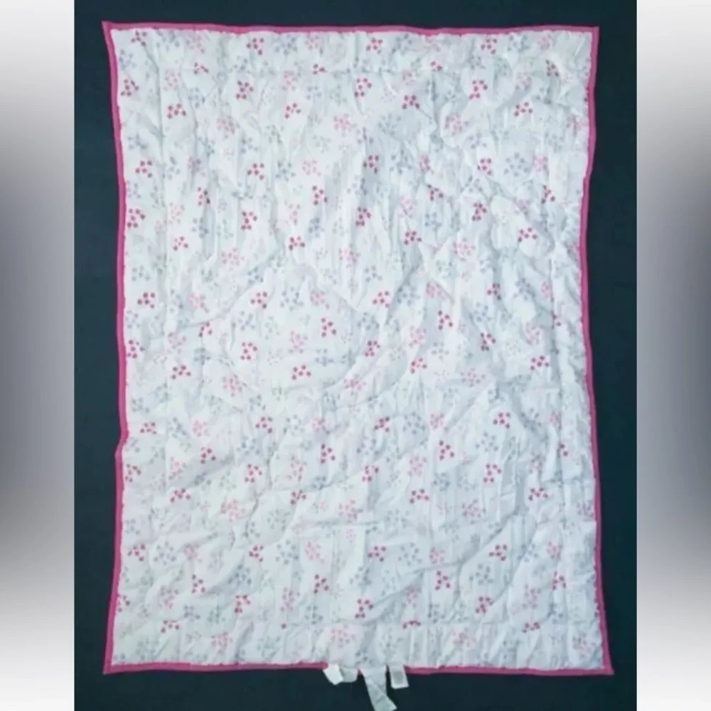 Carters Child Of Mine Pink Ballerina Princess Monkey Crib Comforter Baby Blanket